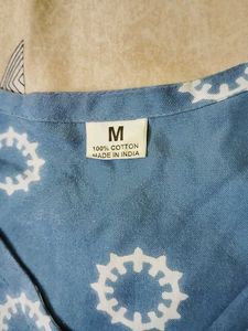 Blue Printed Kurta