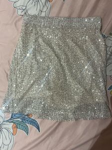 Sparkling Sequin Mini Skirt