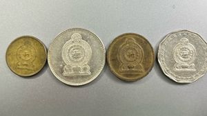Sri Lanka Coin Set (1rs,2rs,5rs,10rs)