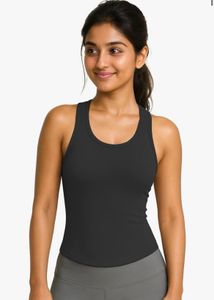 Black Racerback Active Tank Top 🖤