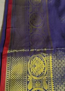 Elegant Royal Blue Saree