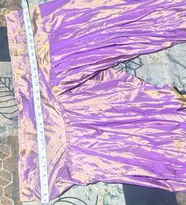 **Women's Shiny Satin Harem Salwar Pant | Elastic