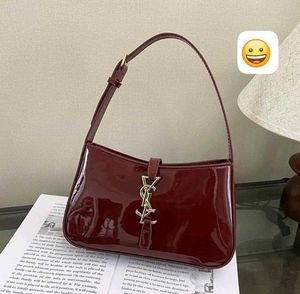 Chic Patent Leather Handbag