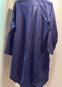 Heavy Embroidered Cotton Tunic Kurta