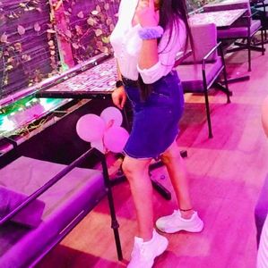 Combo Denim Skirt And Top