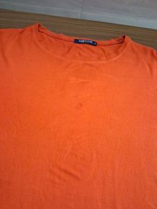 Oversized women's Orange T-Shirt