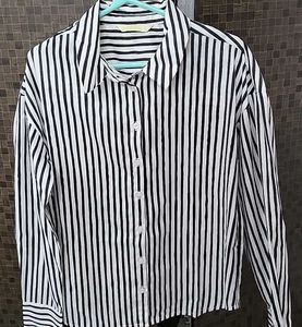 Striped Button-Down Shirt