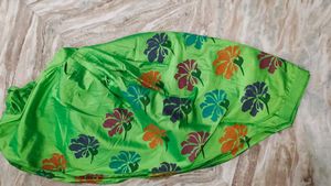 Green Floral Print Pants