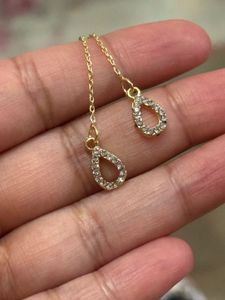 Elegant Drop Earrings with Crystals
