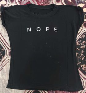Cool 'NOPE' Graphic T-Shirt
