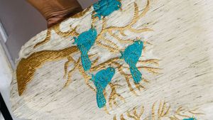 Chic Bird Print Kurta