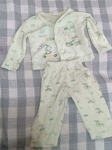 Pure Cotton Set For 0-3 Months Baby