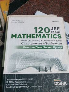 Jee Mains Preparation With Disha Publications