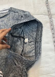Men's Grey Heathered Athletic Shorts