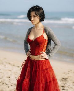Red Lace Corset