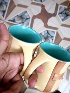 Set of 2 Ceramic Mugs