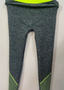 Grey &amp; Neon Athletic Leggings