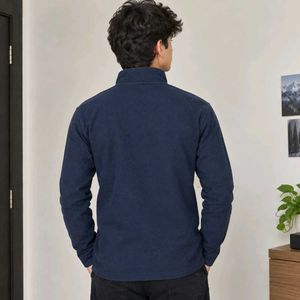 Men's Navy Blue Pullover Shirt