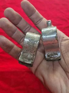 2 pcs Vintage Gujarat Police Whistle Set