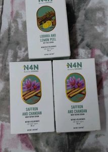 N4N Skin Serums - Saffron Chandan,Lodhra Lemon