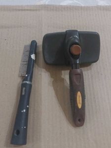 Pet Grooming Brush &amp; Comb Set