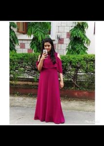 Cold Shoulder Long Dress For You...