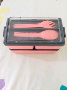 Pink Bento Box Lunch Container