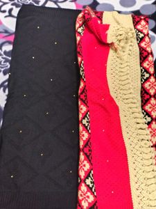 Multicolour Stolefor winter