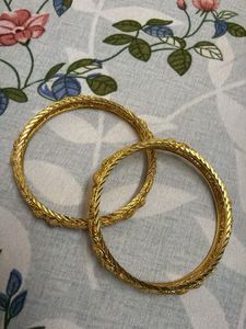 Elegant Gold Plated Bangles