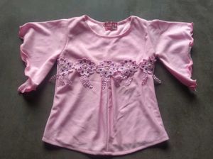 Girls Western Top and Skirt