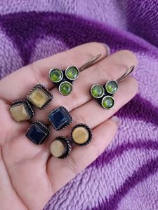 combo of 4 Stud & Drop Earring Set