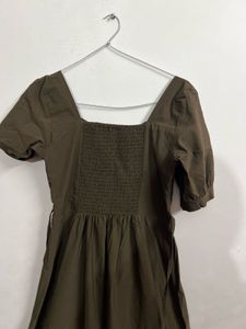 Elegant Brown Maxi Dress