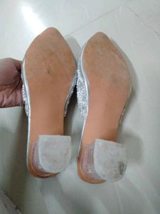Embellished Pearl &amp; Crystal Mules
