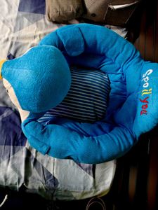 Cute Blue Penguin Baby Sofa Chair
