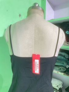 Black Spaghetti Strap Cami Top
