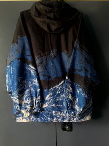 Mountain Print Wind cheater Jacket