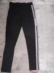 Adidas Black Striped Track Pants
