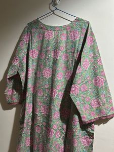 Kurta Green Floral