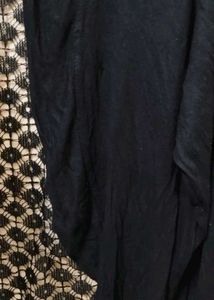 Elegant Black Lace Cardigan