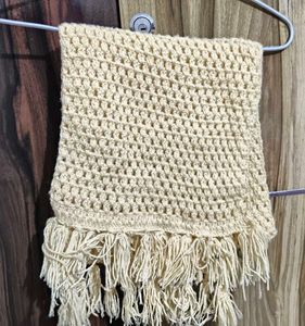 Crochet Scarf with Tassels