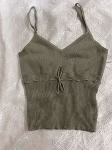 Ribbed Knit Camisole Top