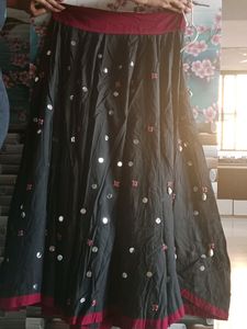 Black Colour Chaniya For Women.... Navratri