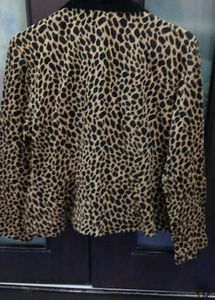 Leopard Print Blazer - L/XL size