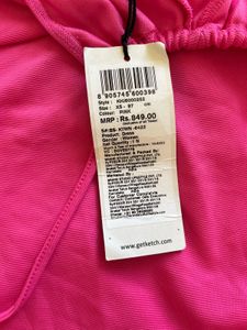 Hot Pink Halter Neck Bodycon Dress