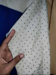Boys Winter Sweater | Blue &amp; White | Full Sleeves