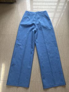 Blue Wide Leg Trousers
