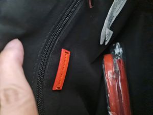 Zara monochrome orange city bag