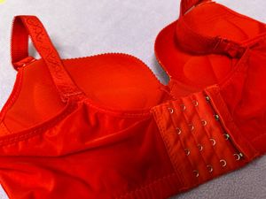 Red Bra with Embroidery