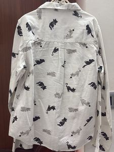 Cat Print Shirt &amp; unicorn bag ba