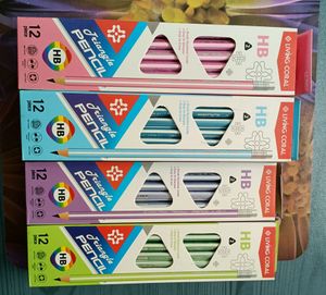 Triangle Pencil 4 Boxes (48 Pencils)
